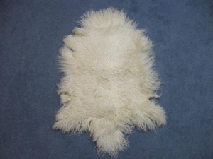 Tibet Lamb Skin: Natural White 
