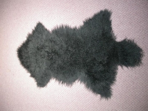 Tibet Lamb Skin: Black 