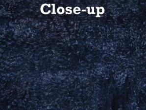 Dyed Tibet Lamb Plate: Navy Blue 