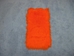 Dyed Tibet Lamb Plate: Bright Orange - 167-A048 (Y1H)