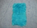 Dyed Tibet Lamb Plate: Bright Turquoise - 167-A052 (Y1H)