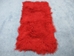 Dyed Tibet Lamb Plate: Cardinal Red - 167-A057 (L15)