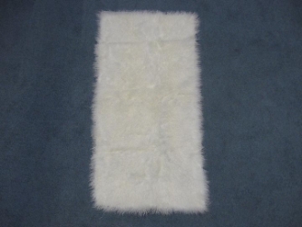 Short-Hair Tibet Lamb Plate: Bleached White 