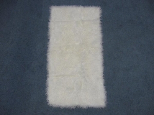 Short-Hair Tibet Lamb Plate: Bleached White 