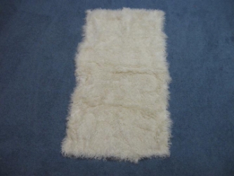 Short-Hair Tibet Lamb Plate: Natural White 