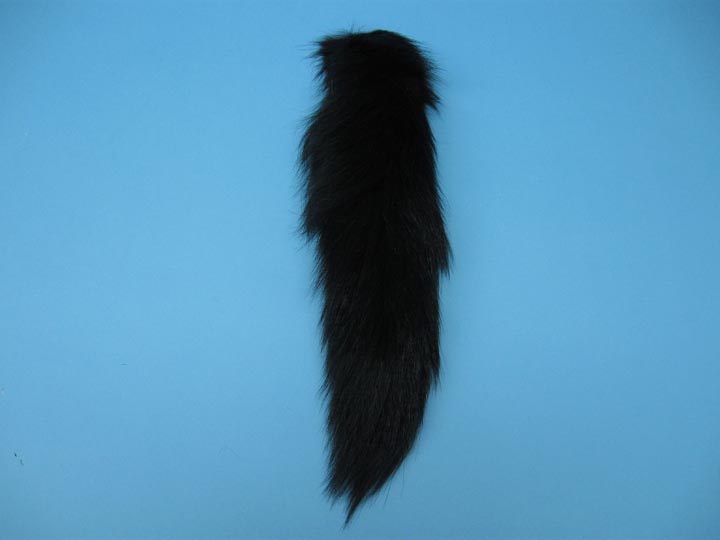 Dyed Coyote Tail: Black 