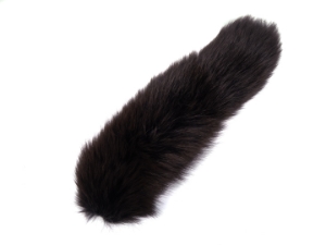 Dyed Fox Tail: Dark Brown 