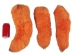 Dyed Fox Tail: Orange - 18-05-OR (Y2PXX)