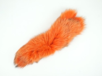 Dyed Fox Tail: Orange 