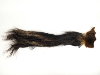 Tanned Horse Tail: Red & Black 