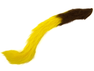 Dyed Calf Tail: Yellow 