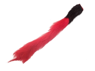 Dyed Calf Tail: Fluorescent Red 