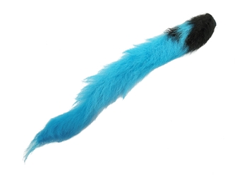 Dyed Calf Tail: Fluorescent Blue 