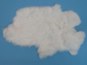 Grade 5 Rabbit Skin: White 