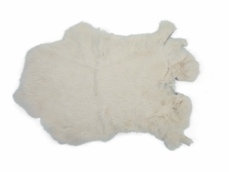 Dyed Rabbt Skin: Off White 