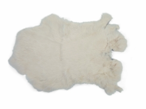 Dyed Rabbt Skin: Off White 