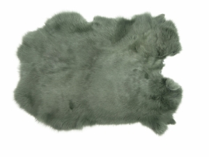 Dyed Rabbt Skin: Gray 