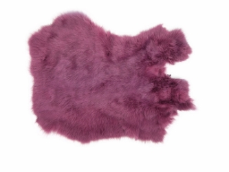 Dyed Rabbt Skin: Light Purple 