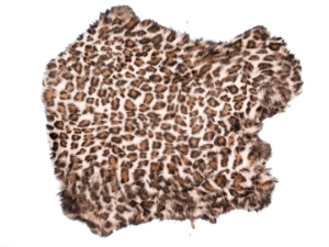 Printed Rabbit Skin: Ocelot Pattern 