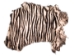 Printed Rabbit Skin: Zebra Pattern - 188-PZ17H (Y1JRA)