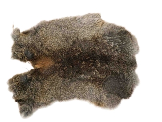 Trading Post Rabbit Skin: Mixed Natural Colors A 