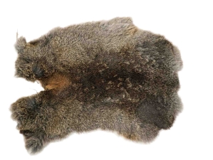 Trading Post Rabbit Skin: Mixed Natural Colors A 