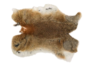 Trading Post Rabbit Skin: Mixed Natural Colors B 