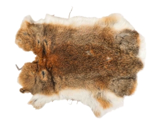 Trading Post Rabbit Skin: Mixed Natural Colors C 