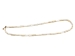 Long Clam Shell Wampum: White (strand) - 195-01 (Y2LC09)