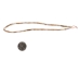 Long Clam Shell Wampum: Natural Caramel (strand) - 195-04 (Y1KC04)
