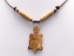 Iroquois Mini Bone Turtle Necklace - 199-501 (Y2LC04)