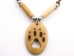 Iroquois Mini Bone Wolf Track Necklace - 199-504 (Y2LC03)