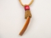 Ojibwa Large Beaver Tooth Necklace - 200-402-AS (Y1GRH)