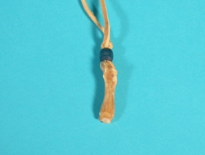 Ojibwa Beaver Foot Bone Necklace 