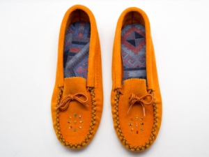 Huron Ladies' Cow Suede Moccasins cow suede moccasins, cow moccasins