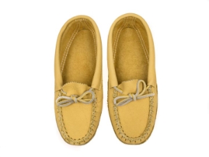Huron Ladies' Moosehide Moccasins moosehide moccasins, moose hide moccasins