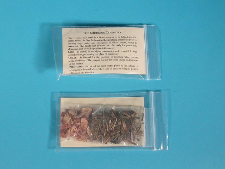 Smudging Materials & Card 