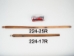 Round Pipe Stem: 17" - 224-17R (Y1MC14)