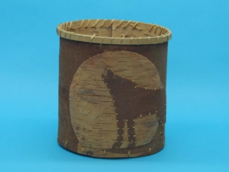 Birchbark Wastebasket: Gallery Item 