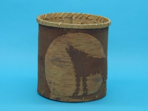 Birchbark Wastebasket: Gallery Item 