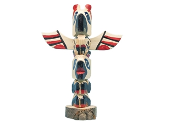 Ojibwa Totem Pole: 6" 