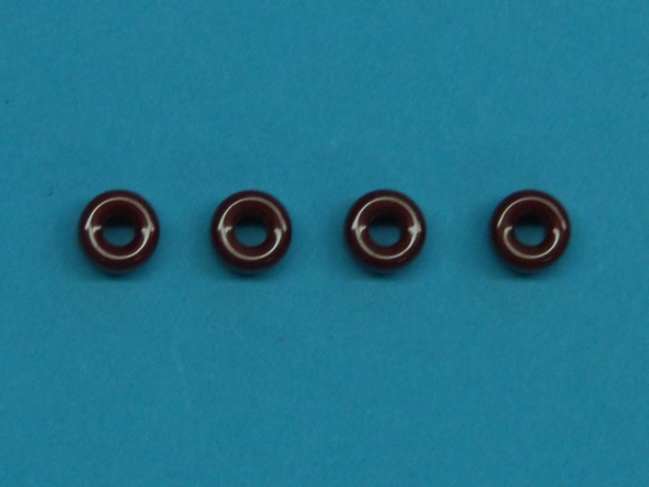 9mm Czech Glass Crow Beads Opaque White (100 beads) glass beads