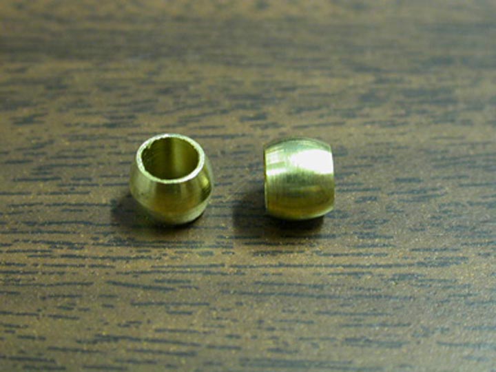 1/4" Solid Brass Beads (1000/bag) brass beads