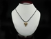 Otodus Fossil Shark Tooth Necklace: Non Adjustable Cord - 282-4