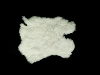 Czech Rabbit Skin: #4: White 