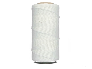 Waxed Thread: 4 oz Spool: White 