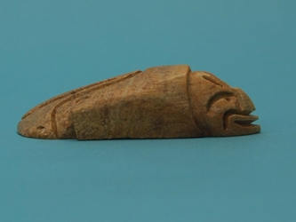 Iroquois Eagle Head/False Face Carving 