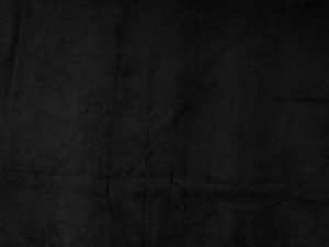 Pig Suede Leather: Tannery Run: Black (sq ft) 