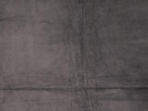 Pig Suede Leather: Tannery Run: Charcoal (sq ft) 