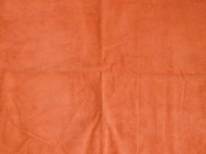 Pig Suede Leather: Tannery Run: Coral (sq ft) 